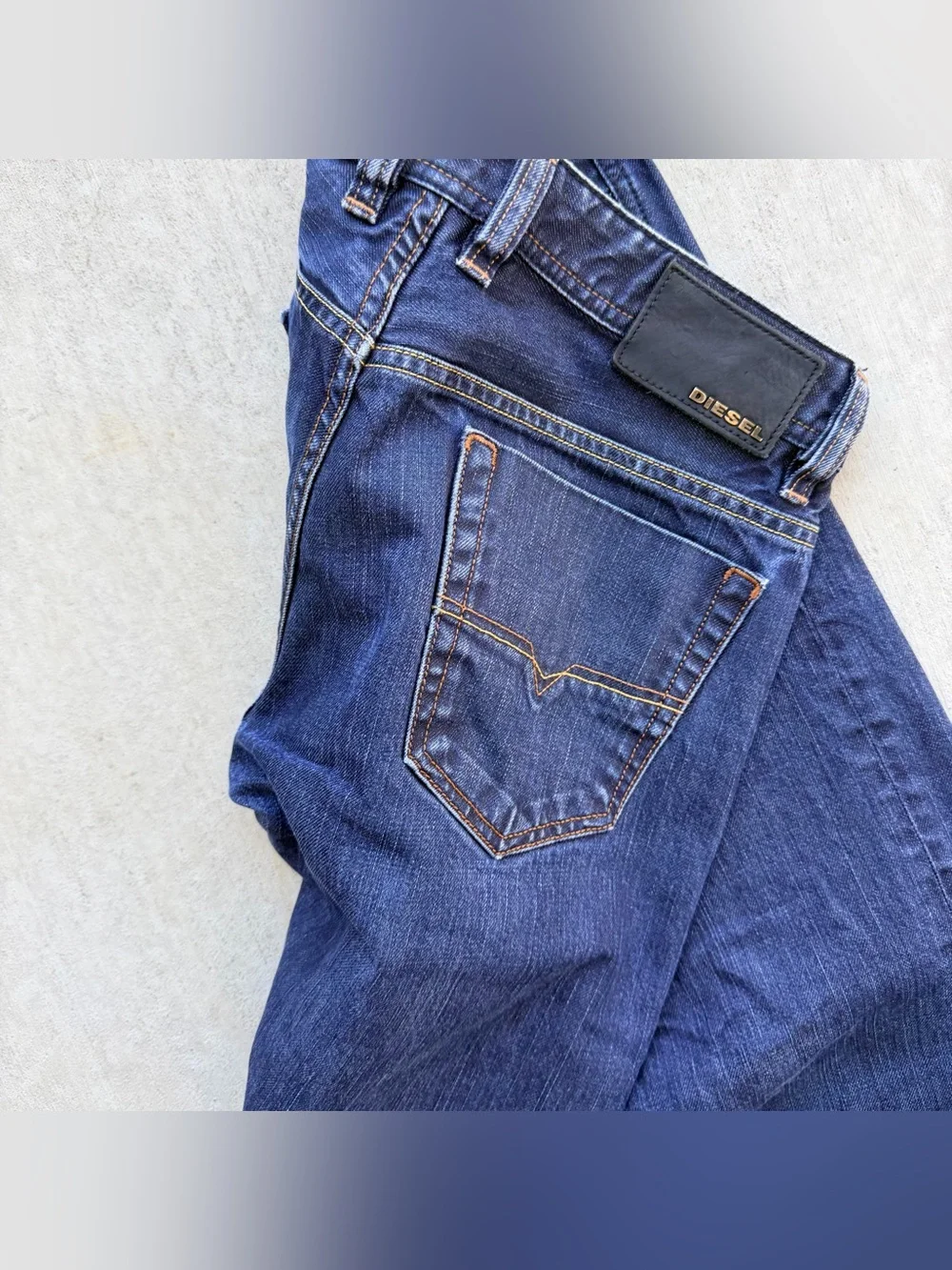 Diesel Viker Jeans Men Size 32x34 Straight Fit Made In Italy Wash 0089Z